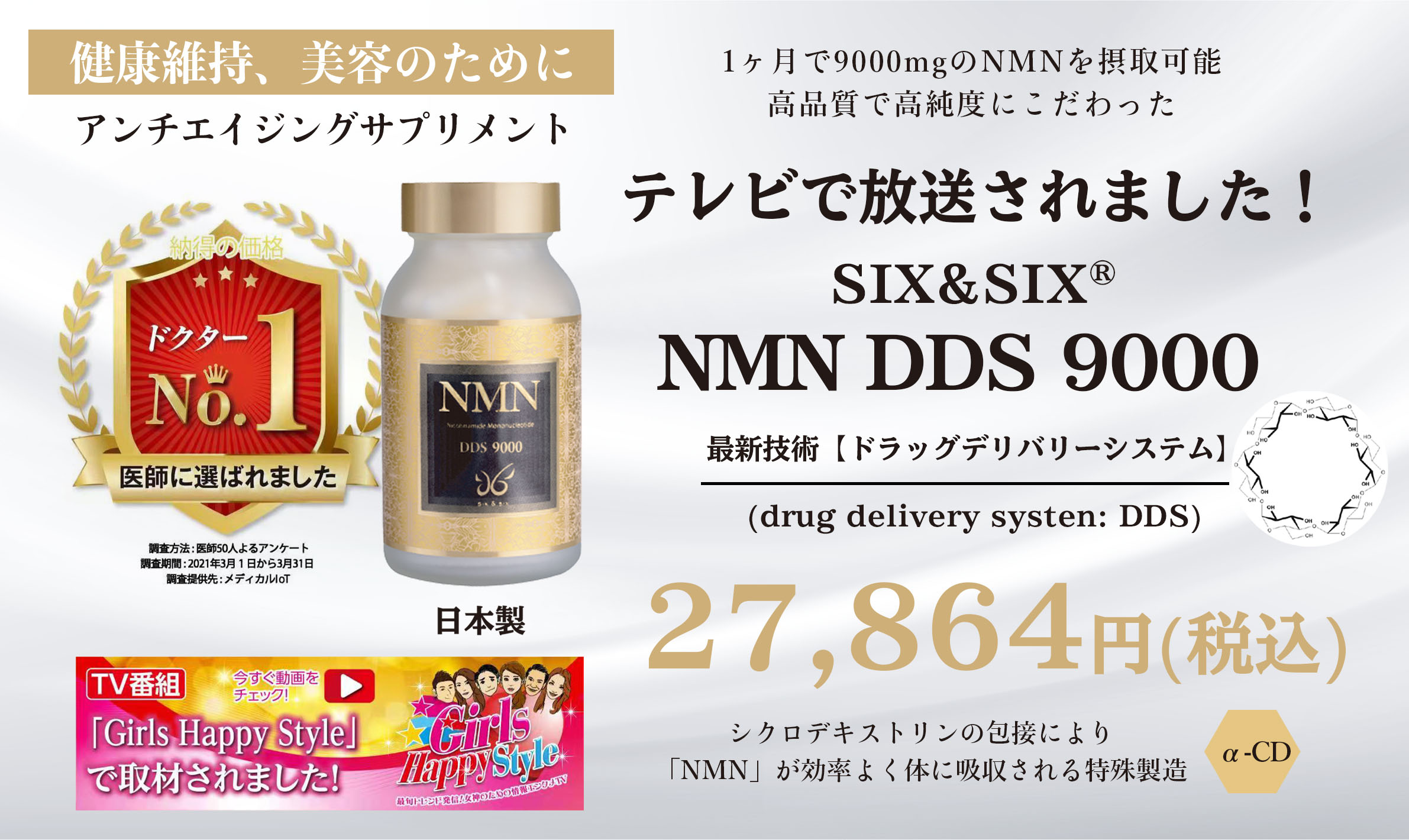 NMN Sirtuin 3000 サーチュイン 60粒入りの+crystalchambers.co.uk